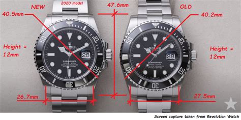 rolex sub case thickness|rolex submariner 41mm thickness.